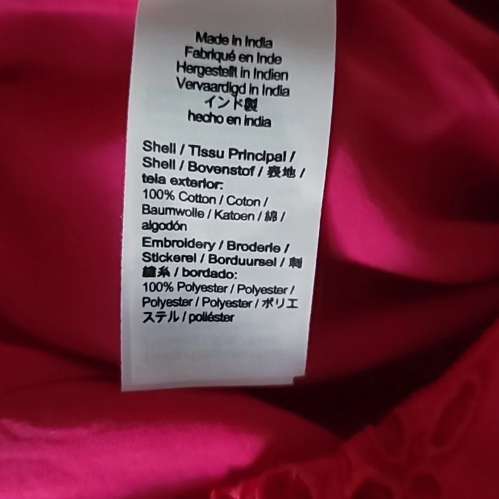 NWT J.CREW Button Front Eyelet Skirt, Size 4
